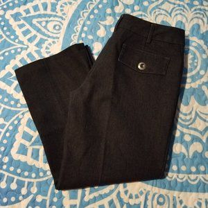 Studio 1940 Women's Dark Navy Capri Pants Size 8